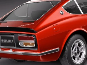 Datsun 240Z 1969-1978 3D Model