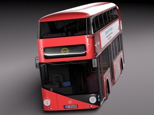London Bus LT2 LT61 BHT Arriva Modelo 3D