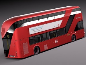 London Bus LT2 LT61 BHT Arriva Modelo 3D