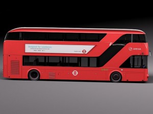 London Bus LT2 LT61 BHT Arriva Modelo 3D