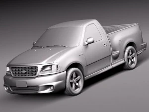 F-150 Lightning 1999-2004 3D Model
