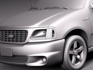 F-150 Lightning 1999-2004 3D मॉडल