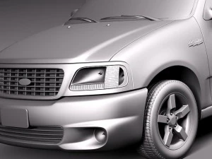 F-150 Lightning 1999-2004 3D Model