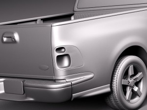 F-150 Lightning 1999-2004 3D मॉडल