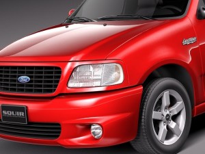 F-150 Lightning 1999-2004 3D मॉडल