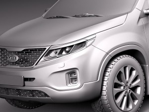 Kia Sorento 2014 3D Model