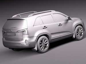 Kia Sorento 2014 3D Model