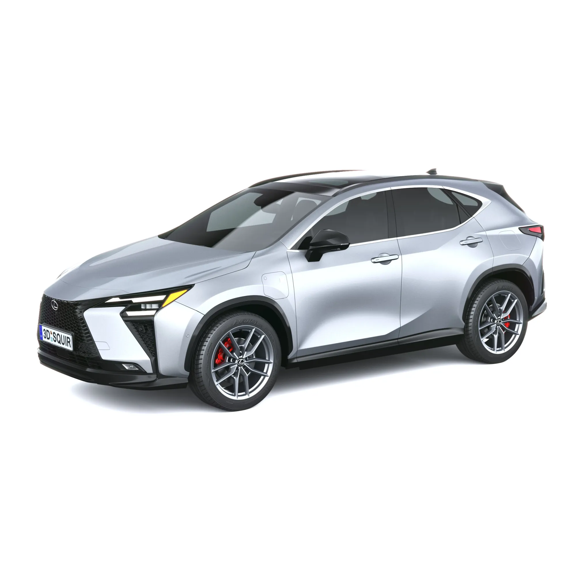 Lexus NX F-Sport 2027 3D Модель .c4d .max .obj .3ds .fbx .stl .blend 