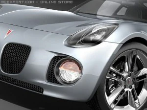 Pontiac Solstice Coupe 2009 3D Model