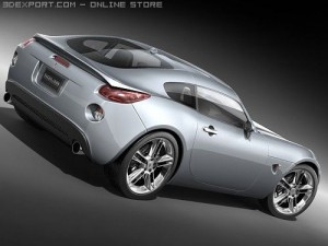 Pontiac Solstice Coupe 2009 3D 模型