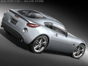 Pontiac Solstice Coupe 2009 3D Model