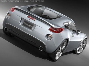 Pontiac Solstice Coupe 2009 3D 模型