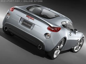 Pontiac Solstice Coupe 2009 3D Model
