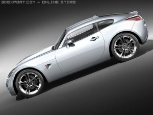Pontiac Solstice Coupe 2009 3D 模型