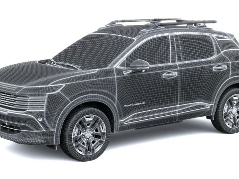Nissan Kicks Rock Creek 2027 3D Model