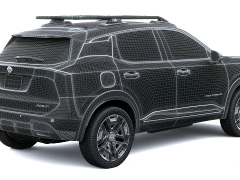 Nissan Kicks Rock Creek 2027 3D Model