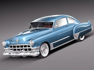 कैडिलैक 1949 सेडानेट सीरीज 62 कूप 3D मॉडल