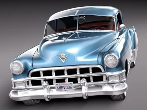 Cadillac 1949 Sedanette Series 62 Coupe 3D Model
