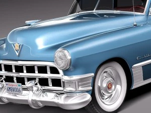 Cadillac 1949 Sedanette Series 62 Coupe 3D Model