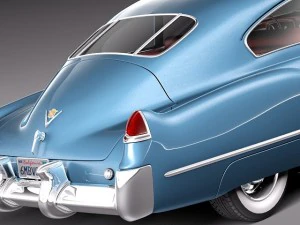 Cadillac 1949 Sedanette Series 62 Coupe 3D Model