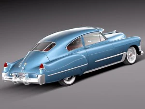 Cadillac 1949 Sedanette Series 62 Coupe 3D Model