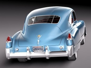 Cadillac 1949 Sedanette Series 62 Coupe Modelo 3D