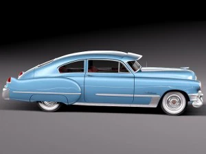 Cadillac 1949 Sedanette Series 62 Coupe 3D Model