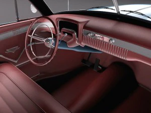 Cadillac 1949 Sedanette Series 62 Coupe 3D Model
