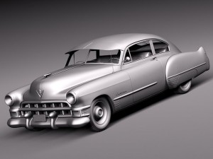 Cadillac 1949 Sedanette Series 62 Coupe Modelo 3D