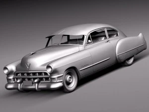 Cadillac 1949 Sedanette Series 62 Coupe 3D Model