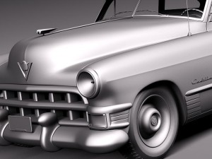 Cadillac 1949 Sedanette Series 62 Coupe Modelo 3D