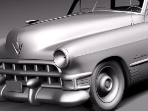 Cadillac 1949 Sedanette Series 62 Coupe 3D Model
