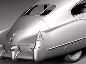Cadillac 1949 Sedanette Series 62 Coupe Modelo 3D