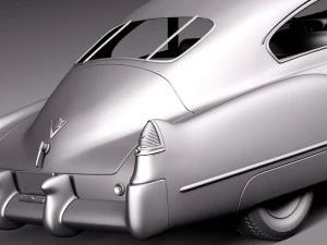 Cadillac 1949 Sedanette Series 62 Coupe 3D Model