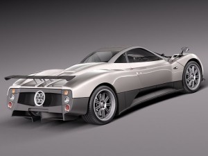 Pagani Zonda F 2005 3D 모델