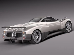 Pagani Zonda F 2005 3D Model