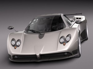 Pagani Zonda F 2005 3D 모델
