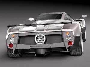 Pagani Zonda F 2005 3D Model