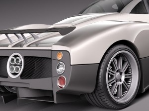 Pagani Zonda F 2005 3D 모델