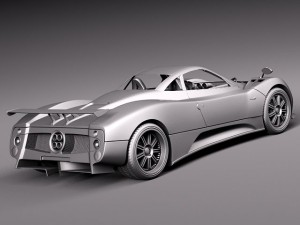 Pagani Zonda F 2005 3D 모델