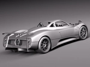 Pagani Zonda F 2005 3D Model