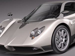 Pagani Zonda F 2005 3D 모델
