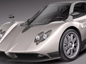 Pagani Zonda F 2005 3D Model