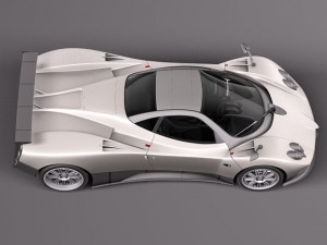 Pagani Zonda F 2005 3D 모델