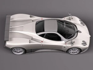 Pagani Zonda F 2005 3D Model