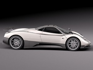 Pagani Zonda F 2005 3D 모델