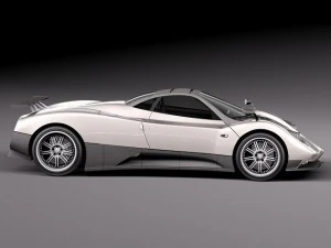 Pagani Zonda F 2005 3D Model