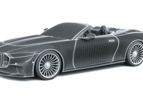 Brabus Bodo Cabriolet 2027 3D Model