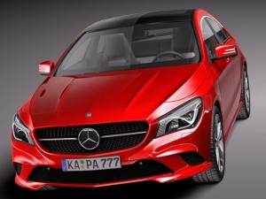Mercedes-Benz CLA-class 2014 3D मॉडल