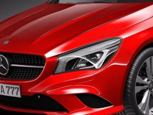 Mercedes-Benz CLA-class 2014 3D Model